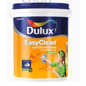 Sơn nước nội thất lau chùi hiệu quả Dulux EasyClean Bề Mặt Mờ A991 - 5L